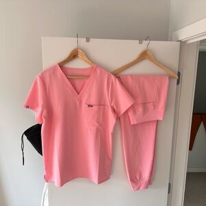 Figs Pink Women's High-Waist Zamora size L